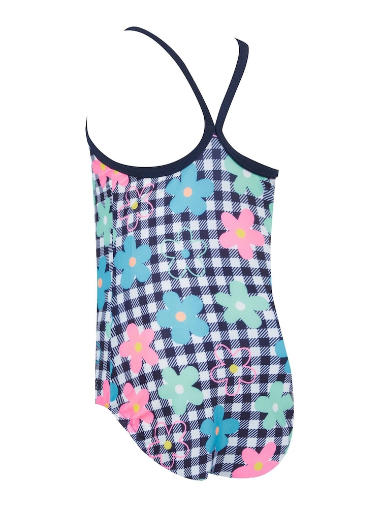 Zoggs Girls Tex Back One Piece Swimsuit - Image 5 of 5