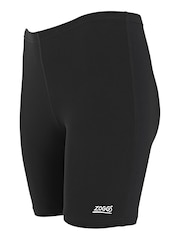 שחור - Zoggs מכנסי בוקסר גלישה באורך בינוני, דגם Cottelsoe Ecolast - Image 5 of 5