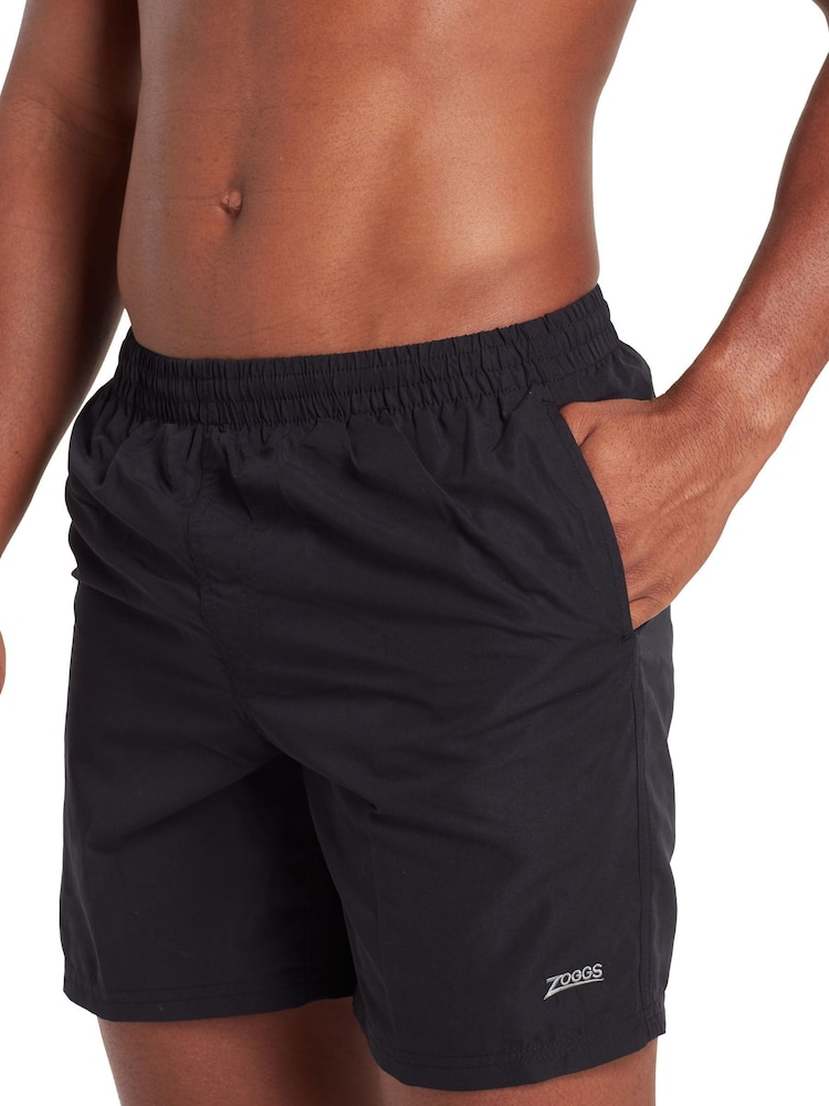Czarny - Zoggs Penrith Ecodura Swim Shorts - Image 4 of 5