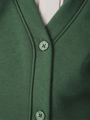 Clarks Green Girls Bow Sweat School Cardigan - Image 2 of 6