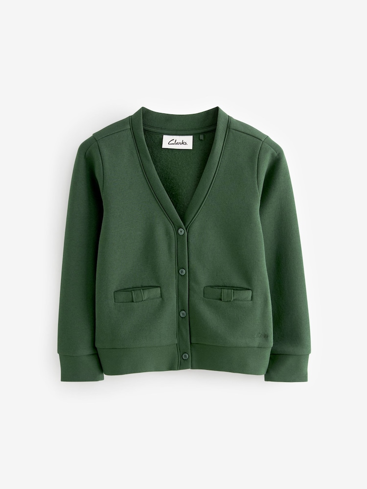 Vert - Cardigan Clarks Bow Sweat School fille - Image 3 of 6