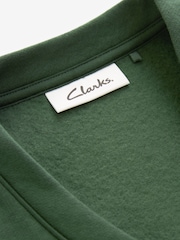 Clarks Green Girls Bow Sweat School Cardigan - Image 5 of 6