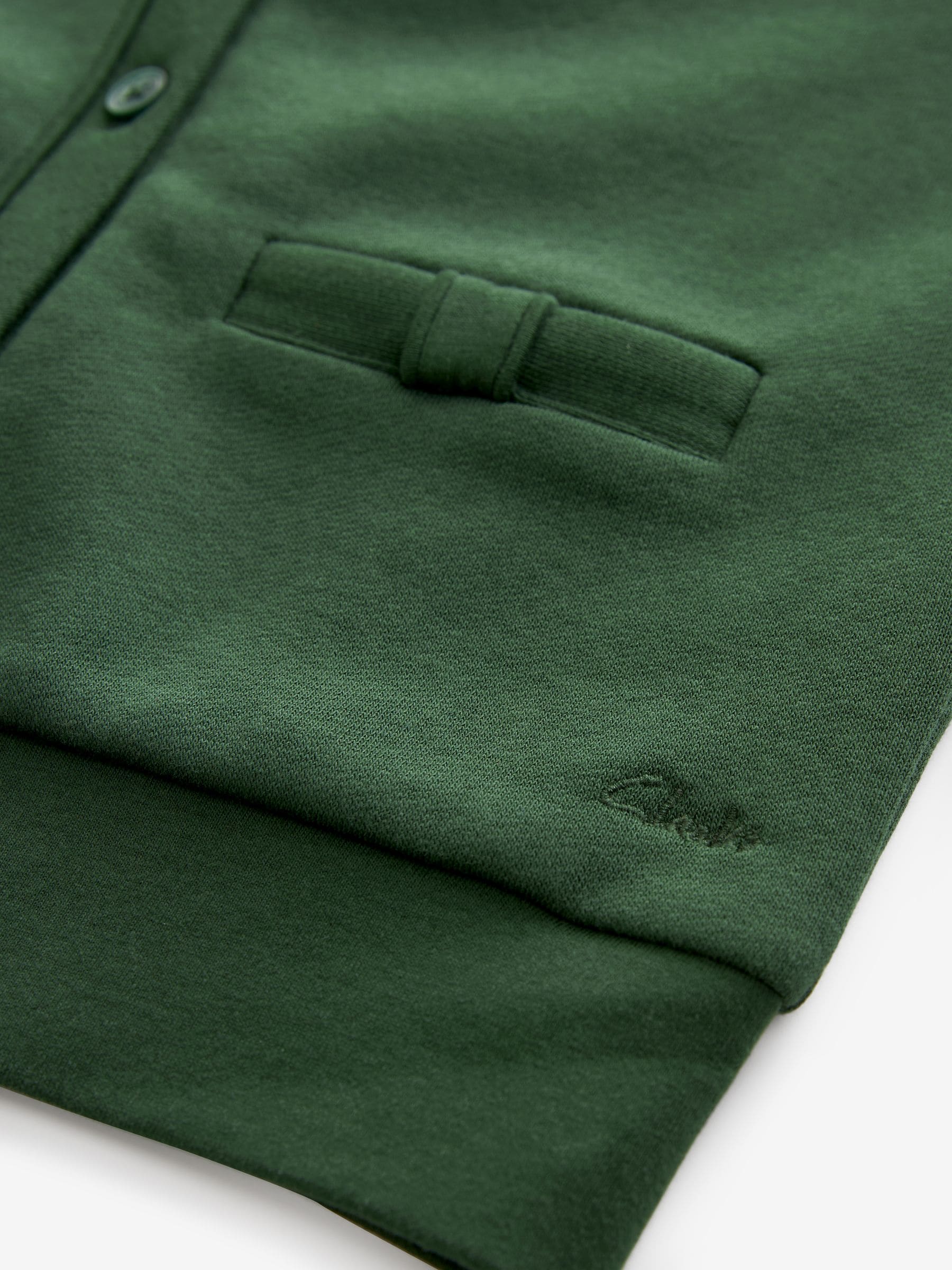 Buy Clarks Green School Sweat Cardigan from Next USA