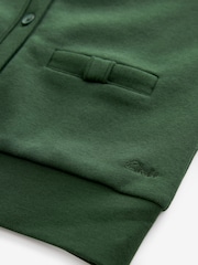 Clarks Green Girls Bow Sweat School Cardigan - Image 6 of 6