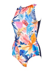 Zoggs Hi Front High Coverage One Piece Swimsuit - Image 6 of 7