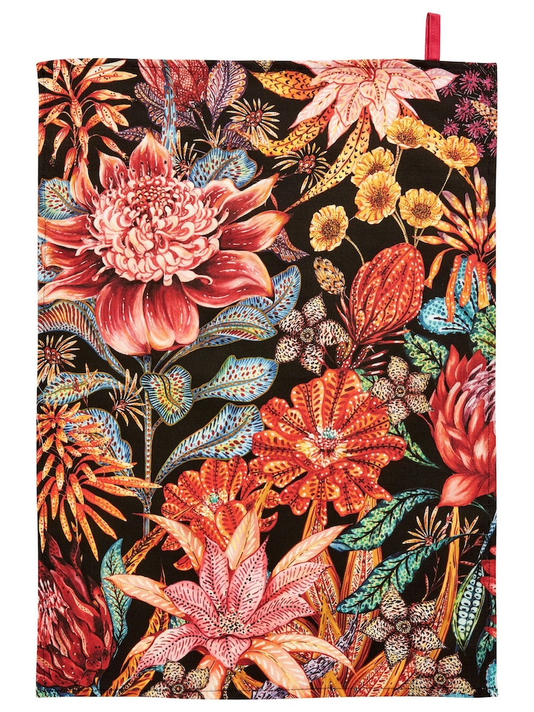 Joe Browns Black Endless Summer Print Tea Towels 3 Set - Image 6 of 6