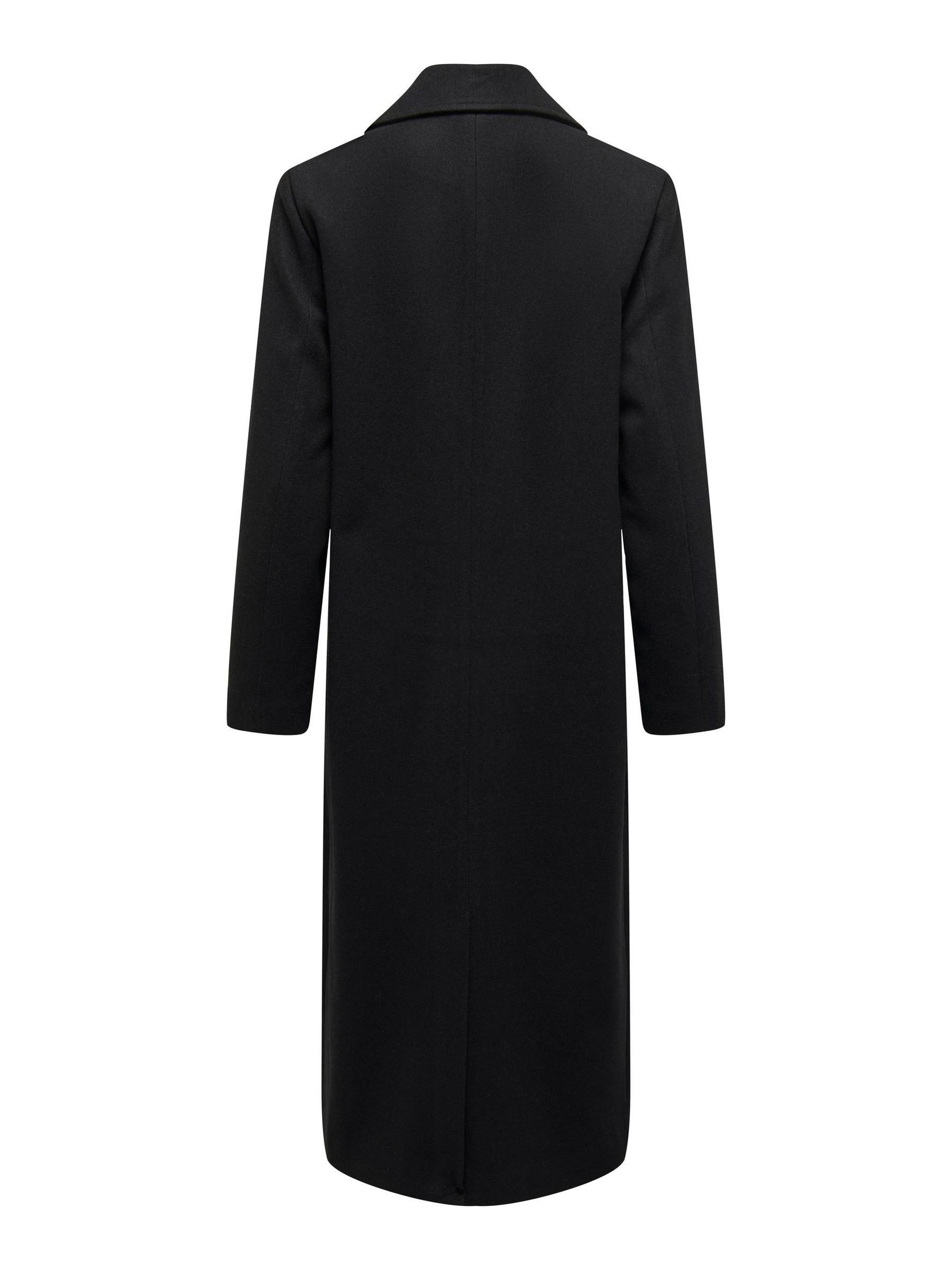 Buy JDY Black Tailored Maxi Length Coat from Next Luxembourg