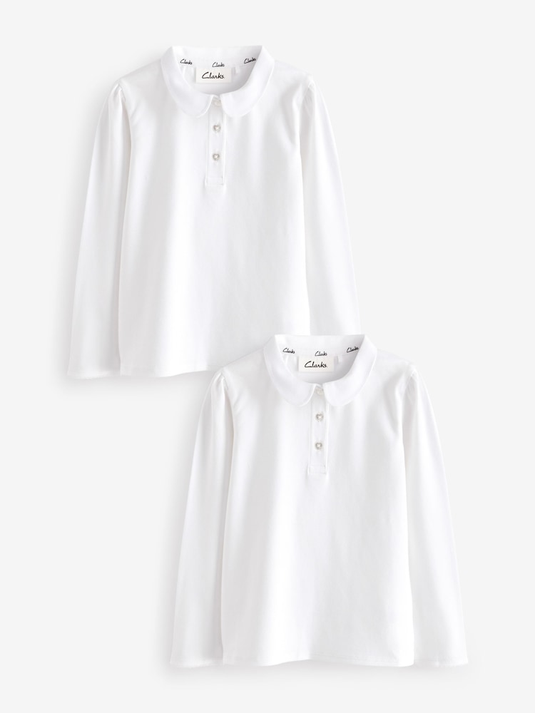Clarks Clarks Polo pour filles 2 Pack - Image 1 of 6