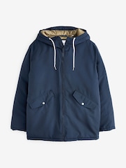 JACK & JONES Blue Parka Coat - Image 6 of 7