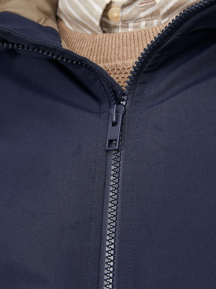 JACK & JONES Blue Parka Coat - Image 7 of 7