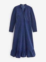 Aspiga Blue Percy Corduroy 100% Cotton Midi Dress - Image 5 of 5