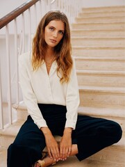 Aspiga Tamara Satin White Shirt - Image 3 of 5