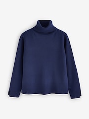 Aspiga Blue Lyla Roll Neck Jumper - Image 5 of 5