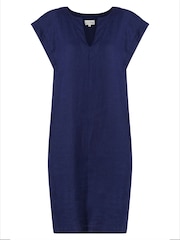 Aspiga Blue 100% Linen Dori Dress - Image 6 of 6