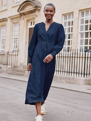 Aspiga Blue Trinity Tencel Denim Dress - Image 1 of 7