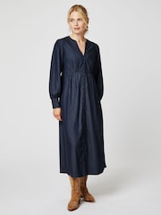Aspiga Blue Trinity Tencel Denim Dress - Image 6 of 7