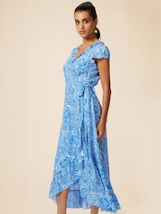 Blau - Aspiga Demi Wickelkleid - Bild 2 von 4