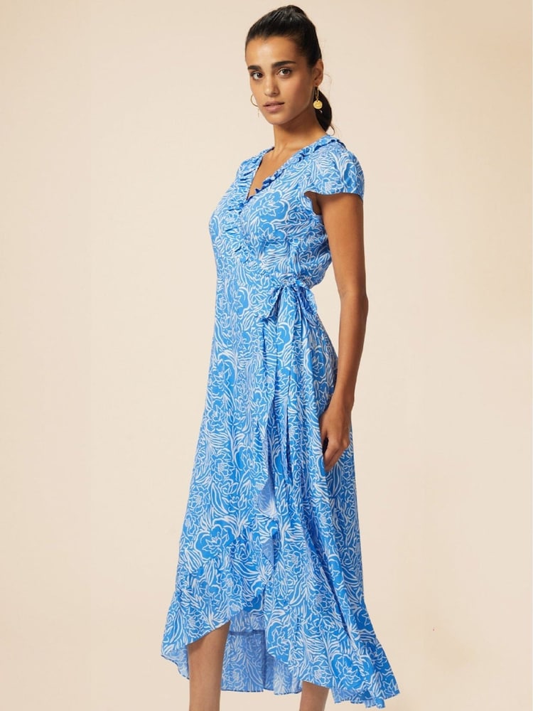 Blau - Aspiga Demi Wickelkleid - Bild 2 von 4