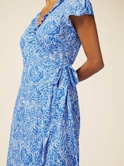 Blau - Aspiga Demi Wickelkleid - Bild 3 von 4
