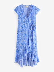 Blau - Aspiga Demi Wickelkleid - Bild 4 von 4