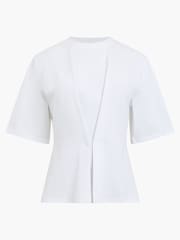 French Connection White Pearl Top - Image 4 of 4