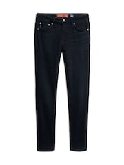 Superdry Blue/Black Vintage Mid Rise Skinny Jeans - Image 5 of 7