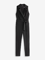 Mono largo tapered con diseño cruzado tipo esmoquin de Sosandar - Imagen 5 de 5
