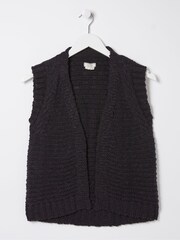 FatFace Black Knitted Waistcoat - Image 5 of 5