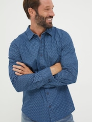 FatFace Blue Fanmore Print Shirt - Image 1 of 4