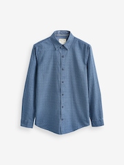 FatFace Blue Fanmore Print Shirt - Image 4 of 4
