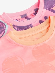 Pink/Orange Minnie Mouse License Nightie 2 Pack (2-14yrs) - Image 8 of 8