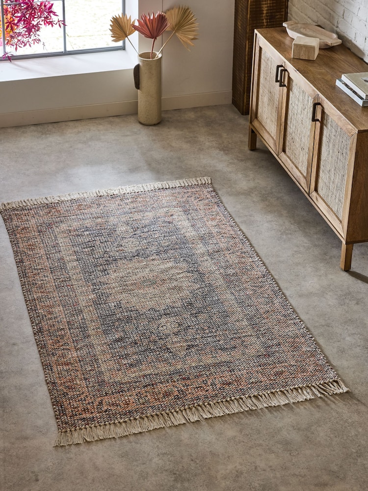 French Connection Blue Alby Rug - Image 1 of 4
