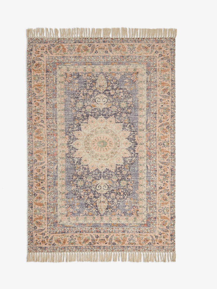French Connection Blue Alby Rug - Image 4 of 4