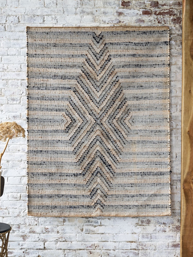 French Connection Natural Kisumu Textured Jute Rug - Image 2 of 5