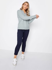 Blau - M&Co V-Neck Polo Jumper - Bild 2 von 4