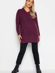 M&Co Red Tunic Jumper Dress - Image 3 of 4