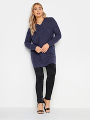 M&Co Blue Tunic Jumper Dress - Image 1 of 4