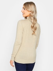 M&Co Natural Roll Neck Jumper - Image 3 of 4