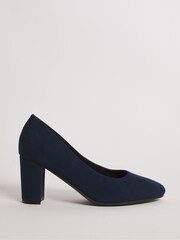 JD Williams Blue Super Comfort Flexible Court Shoes In Extra Wide Fit - Image 4 of 6