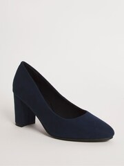 JD Williams Blue Super Comfort Flexible Court Shoes In Extra Wide Fit - Image 5 of 6
