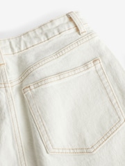 Ecru White Denim Maxi Skirt - Image 6 of 8