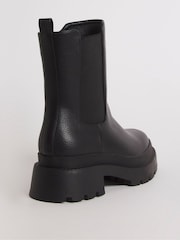 Simply Be Black Extra Wide Fit Chunky Chelsea Ankle Boots - Image 3 of 4