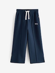 Reebok Girls Navy Varsity Wide Leg Joggers - Image 5 of 8