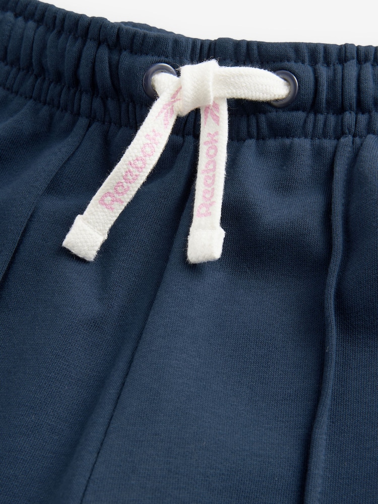 Reebok Girls Navy Varsity Wide Leg Joggers - Image 7 of 8