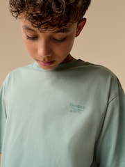 Reebok Boys Oversized 100% Cotton Logo T-Shirt - Image 4 of 10