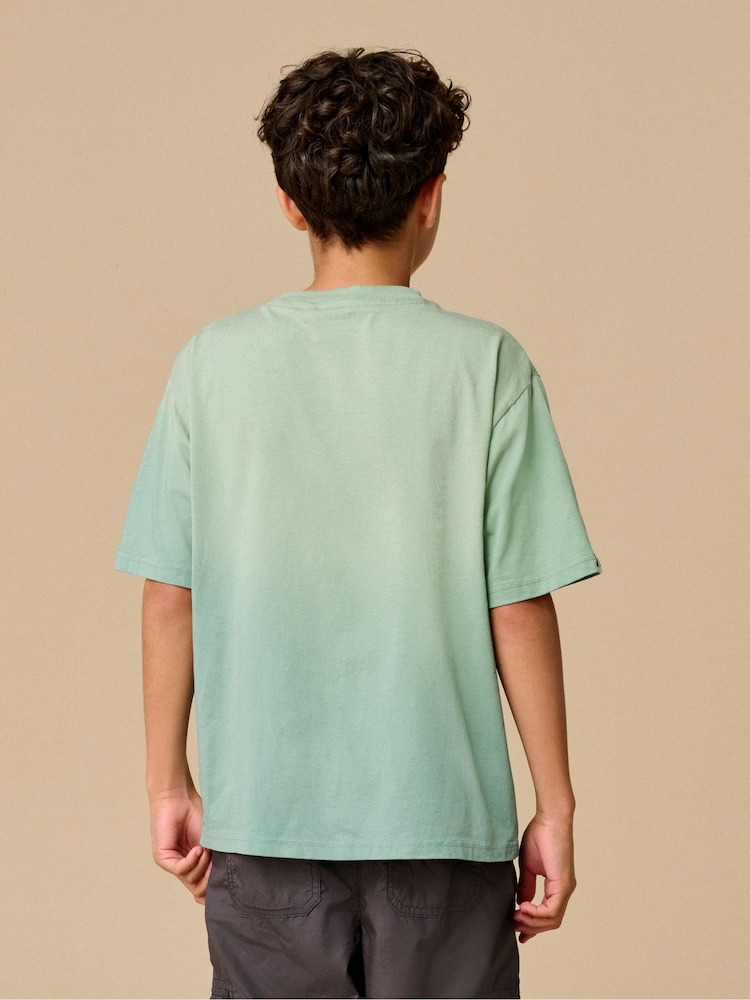 Reebok Boys Oversized 100% Cotton Logo T-Shirt - Image 4 of 10