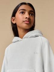 Reebok Girls Oversized 100% Cotton Cropped Hoodie - Image 4 of 9