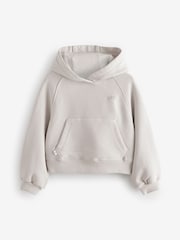 Reebok Girls Oversized 100% Cotton Cropped Hoodie - Image 6 of 9