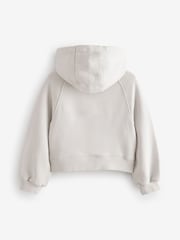Reebok Girls Oversized 100% Cotton Cropped Hoodie - Image 7 of 9