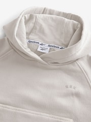Reebok Girls Oversized 100% Cotton Cropped Hoodie - Image 8 of 9